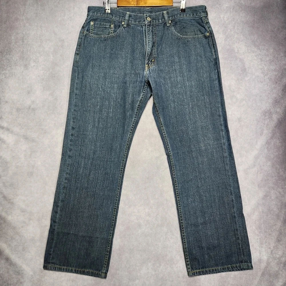 Levi's 559 Relaxed Straight Leg Jeans Mens 38x32‎ Blue Denim